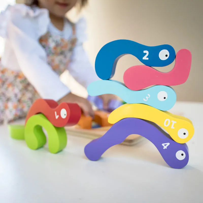 123 Worm Puzzle