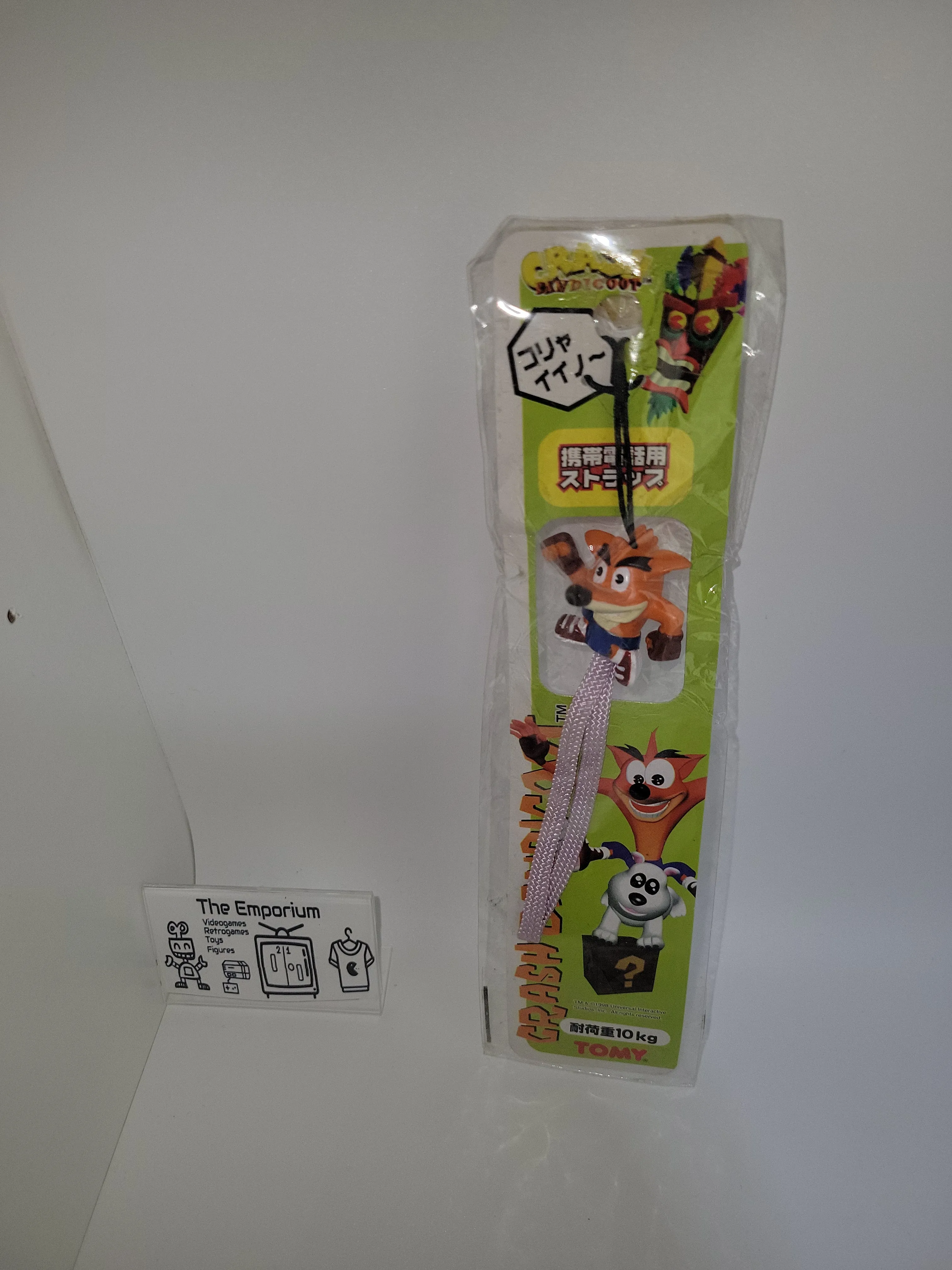 1998 Vintage Sony Ps1 Crash Bandicoot  strap - toy action figure gadgets