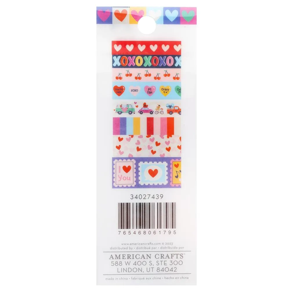 American Crafts Cutie Pie Washi Tape 8/Pkg*