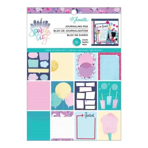 American Crafts - Shimelle Sparkle City Collection - 6 x 8 Paper Pad*