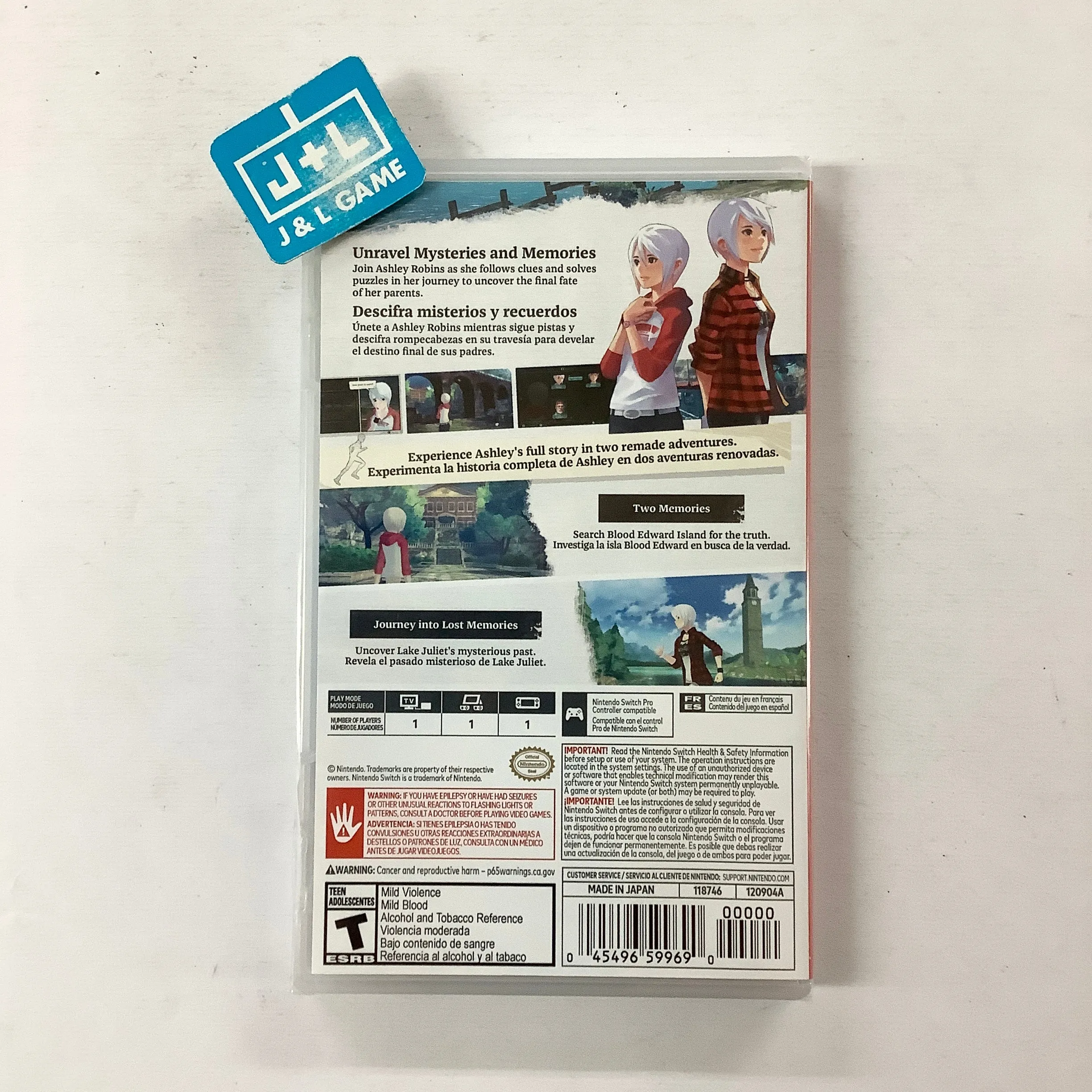 Another Code: Recollection - (NSW) Nintendo Switch
