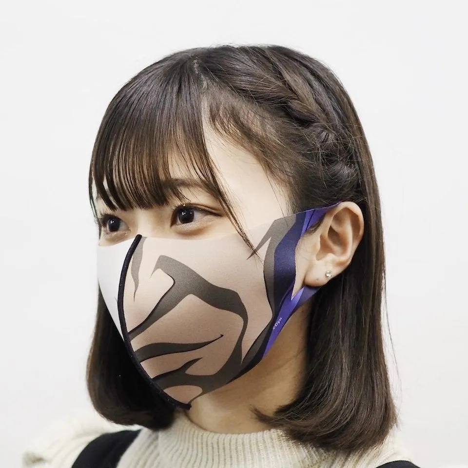 Antibacterial and deodorizing COOL MASK <Ashura Danshaku Color> M Adult SIZE - toy action figure gadgets