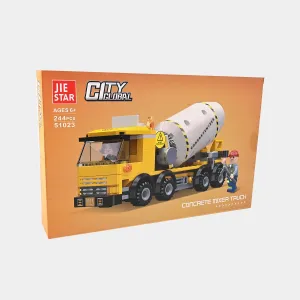Assembly Blocks Engineering Trucks 244Pcs Set