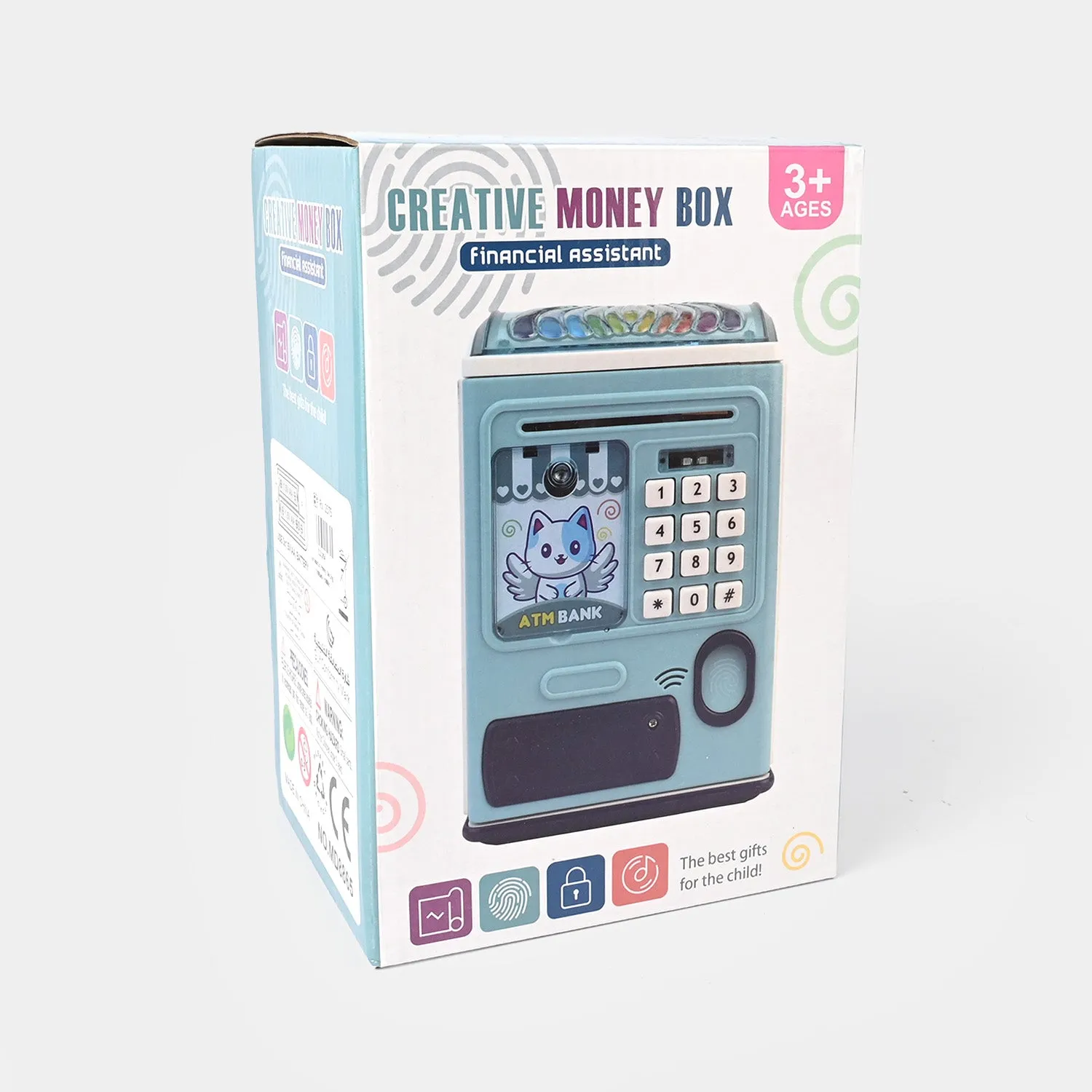 Automatic Money Saving Box and ATM Toy for Kids
