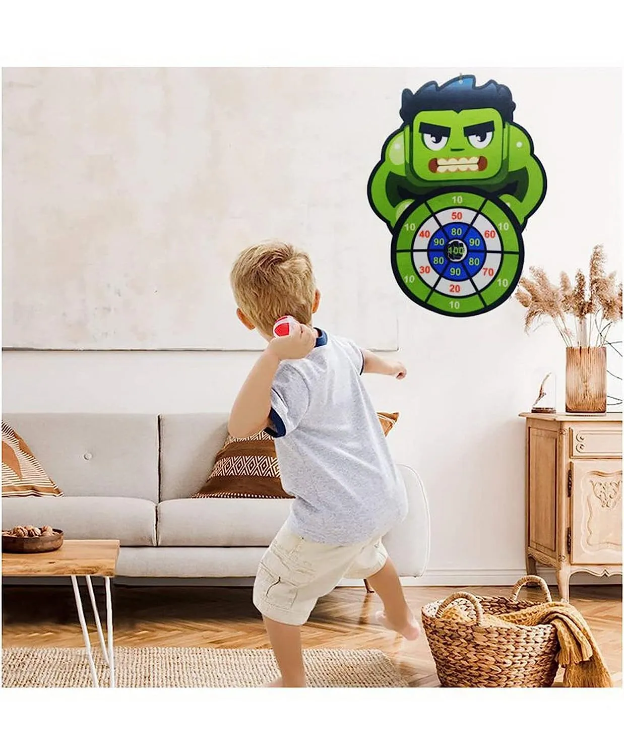 Avengers Sticky Target Dart Board Game: Superhero Fun for Kids