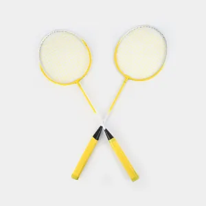 Badminton Racket Pair Junior With Plastic Shuttle