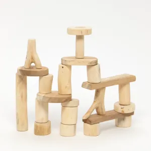 Barkless Blocks 21 pc - Tree Blocks