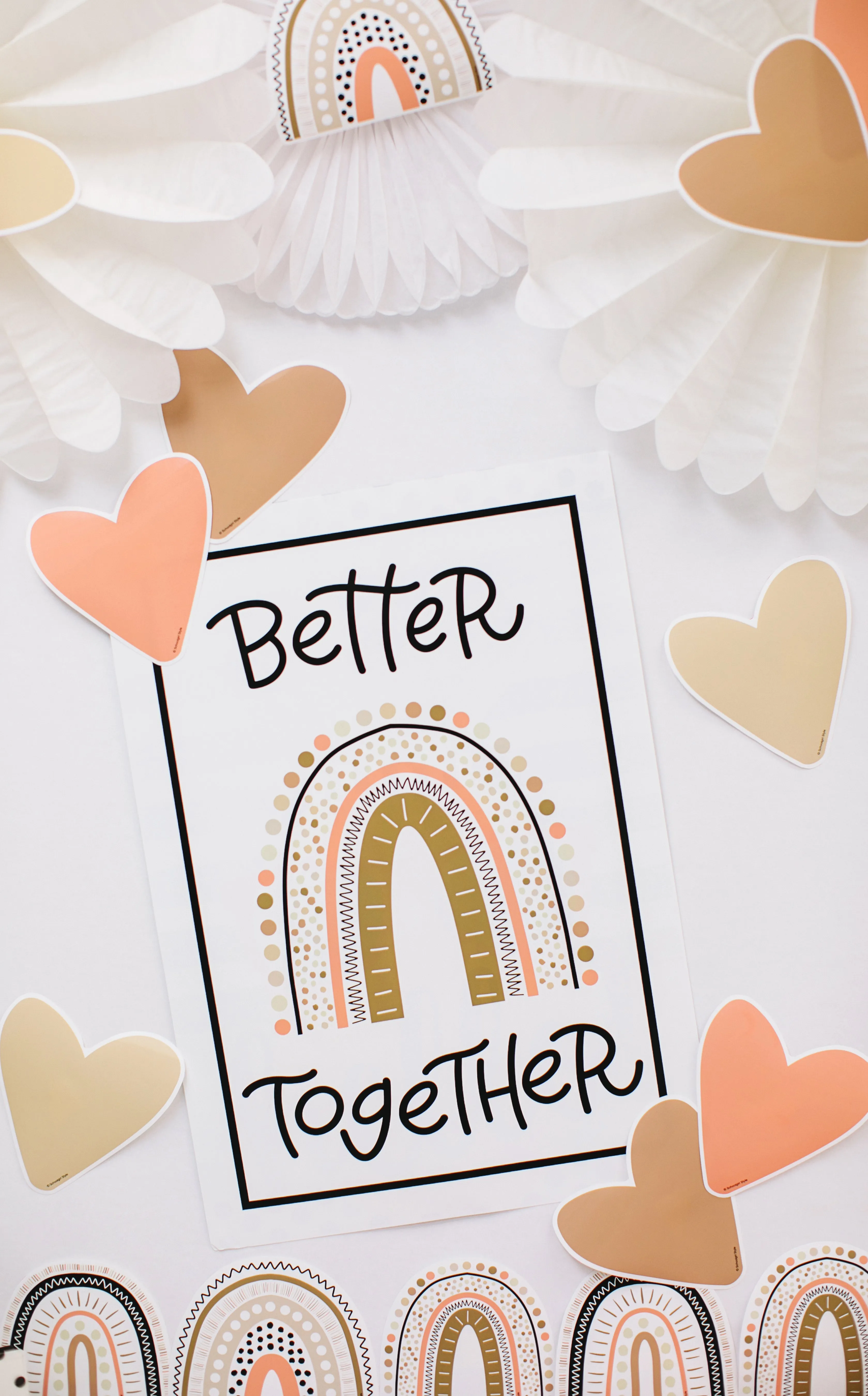 Boho Rainbow | Full UPRINT Bundle | Printable Classroom Decor | Teacher Classroom Decor | Schoolgirl Style