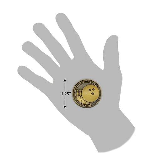 Bowling Coin, Christian Sports Coin for Boys and Girls