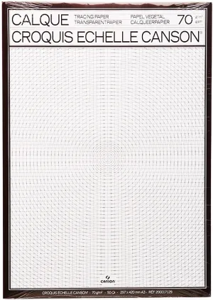 CANSON TRACING PAD A3 70 GSM - 50 SHEETS