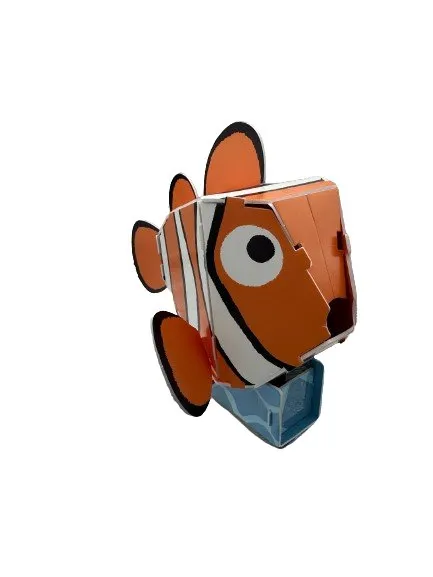 Clownfish 3D Puzzle| Perfect Fit for the Bottom of a Box!