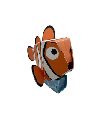 Clownfish 3D Puzzle| Perfect Fit for the Bottom of a Box!