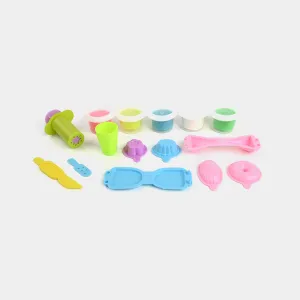 Colorful Ice Cream Clay Play Set For Kids
