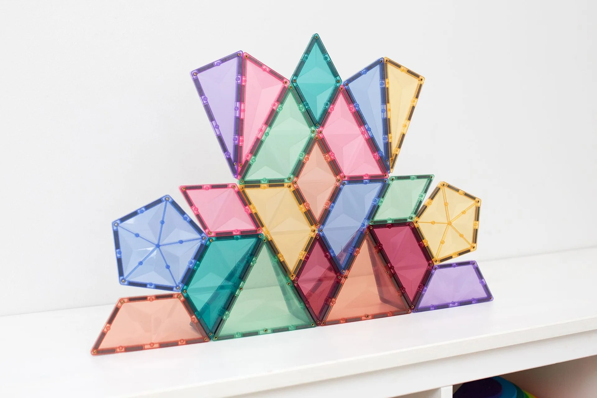 Connetix Tiles - Shape Expansion Pack 48pc - Pastel