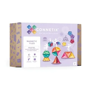 Connetix Tiles - Shape Expansion Pack 48pc - Pastel