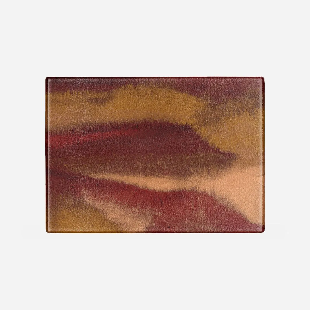 Copper Canyon Tempered Glass Cutting Board 15.75" X 11.5" - Designed by Michigan Artists