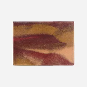 Copper Canyon Tempered Glass Cutting Board 15.75" X 11.5" - Designed by Michigan Artists