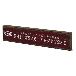 Culver Where It All Began Table Top Stick