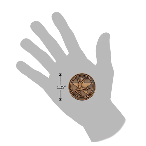 Dancing Coin, Christian Sports Coin for Boys and Girls