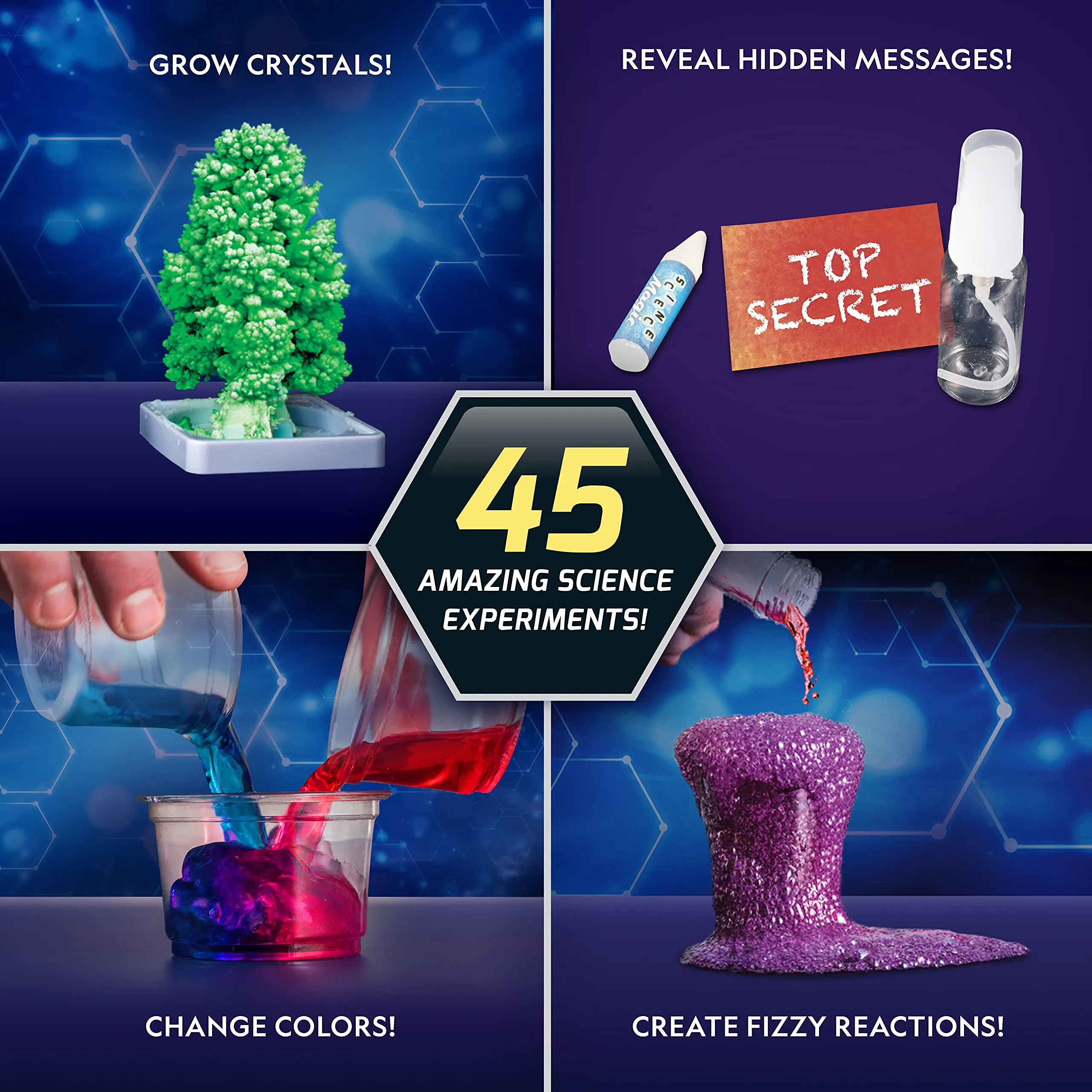 Discover the WonderLab Ultimate Chemistry Experiments Kit for Young Scientists and Curious Minds!