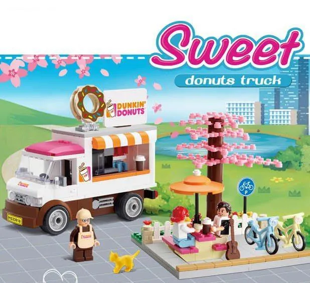 Dunkin Donuts Adventure: 418-Piece Building Set for Imaginative Play