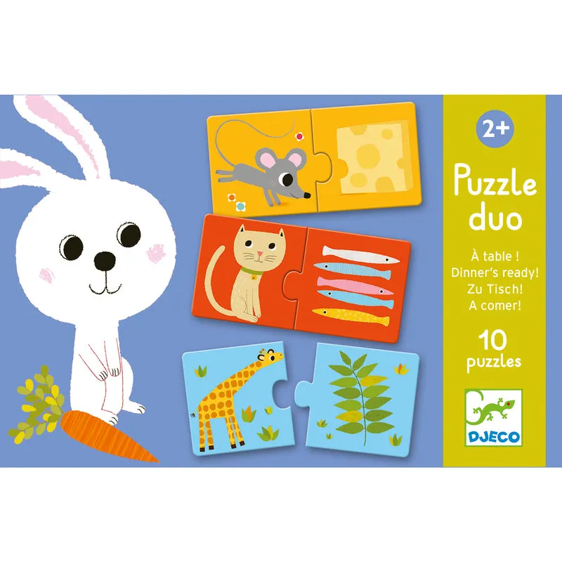 Duo Dinner is Ready 20pc Toddler Puzzle - Djeco