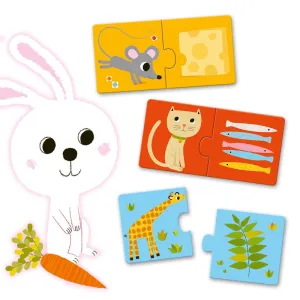 Duo Dinner is Ready 20pc Toddler Puzzle - Djeco