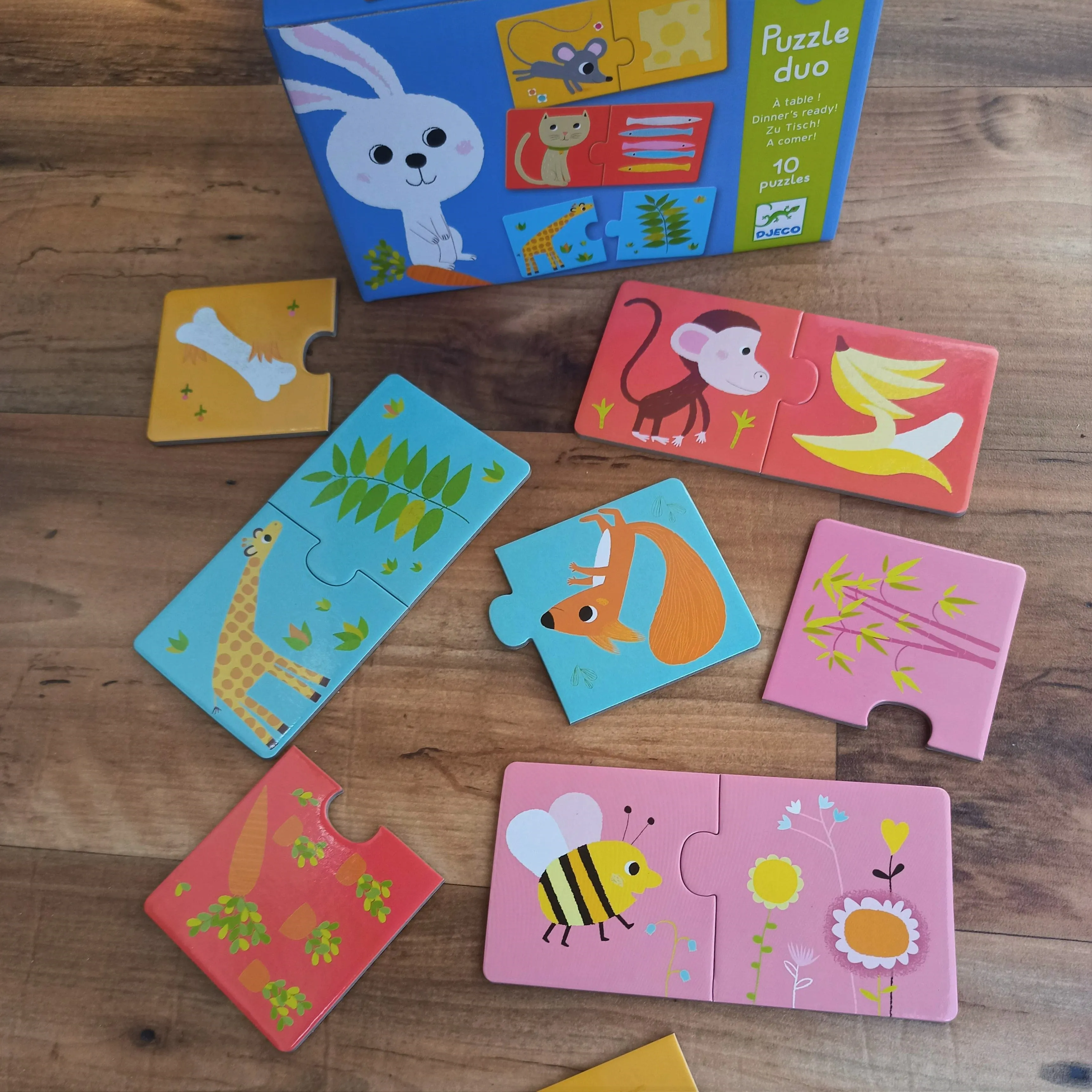 Duo Dinner is Ready 20pc Toddler Puzzle - Djeco