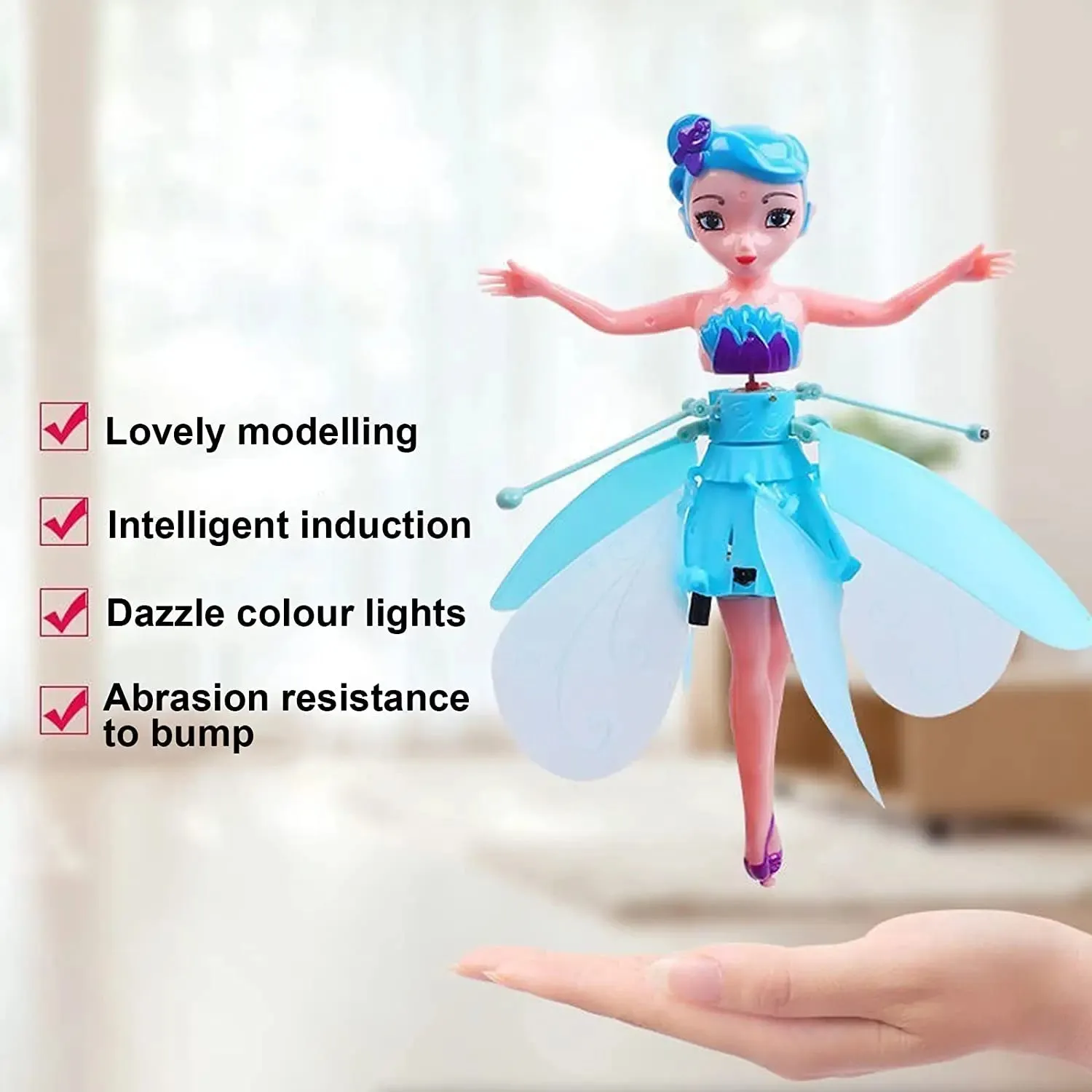 Enchanting Infrared Flying Fairy Princess Doll for Magical Playtime