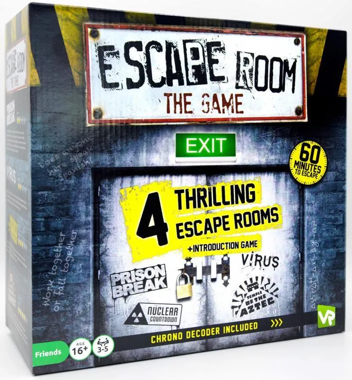 Escape Room the Game - 4 Rooms Plus Chrono Decoder - Board Game