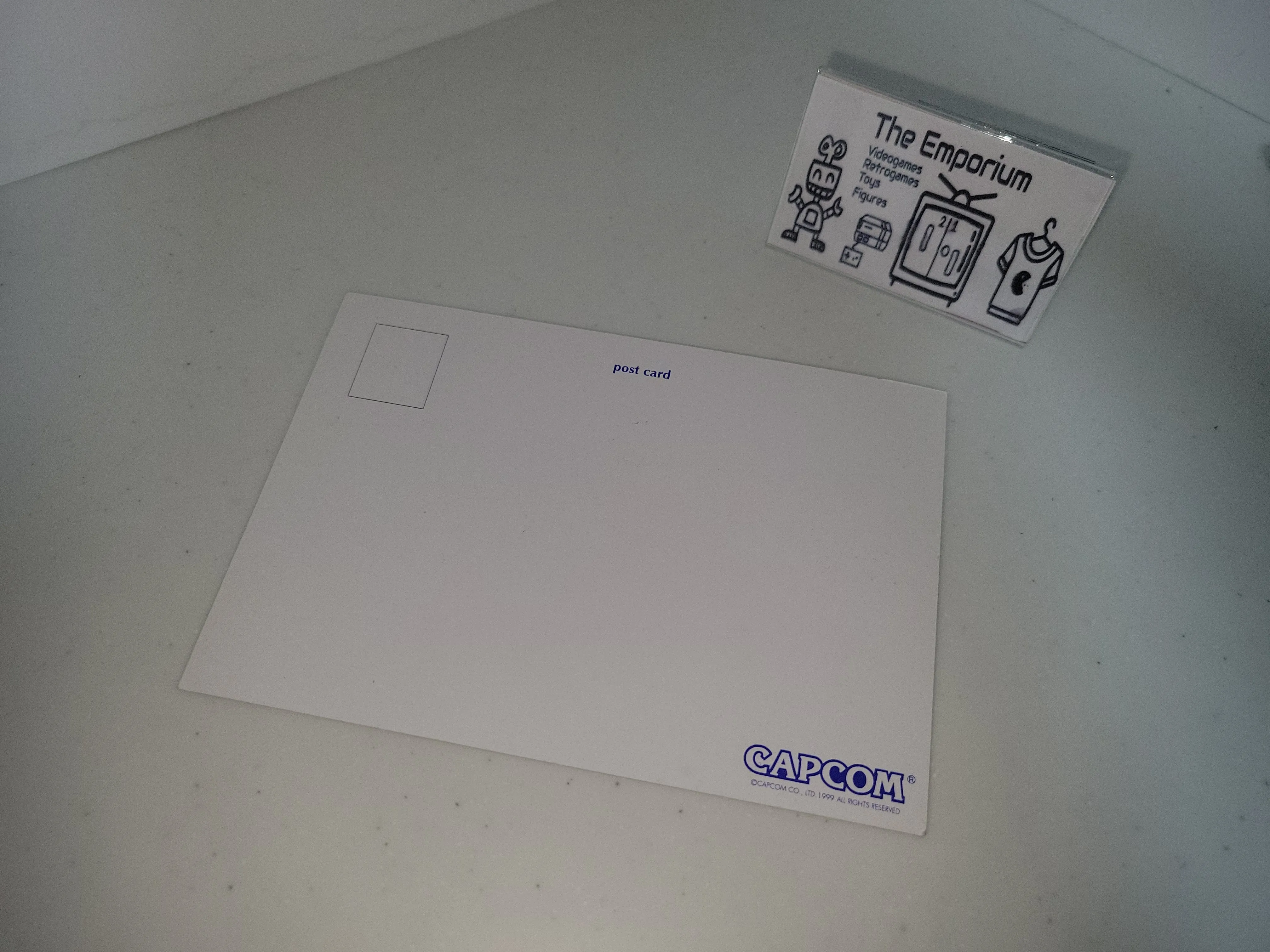 Final Fight Revenge Sega Saturn NOT FOR SALE preorder Bonus Postcard - toy action figure gadgets