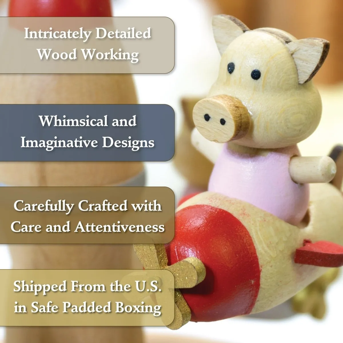 Flying Pigs Airplane Carousel (Melody: Castle in the Sky)