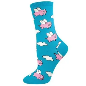 Flying Pigs Women's Crew Socks