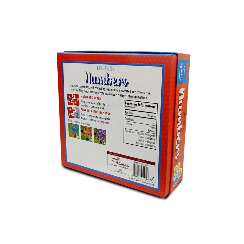 Games & Puzzles - Numbers - 2 Piece Self Correcting Puzzles