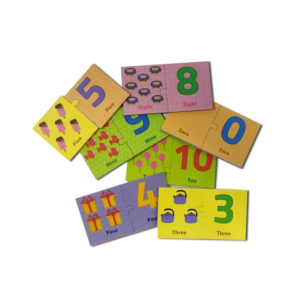 Games & Puzzles - Numbers - 2 Piece Self Correcting Puzzles