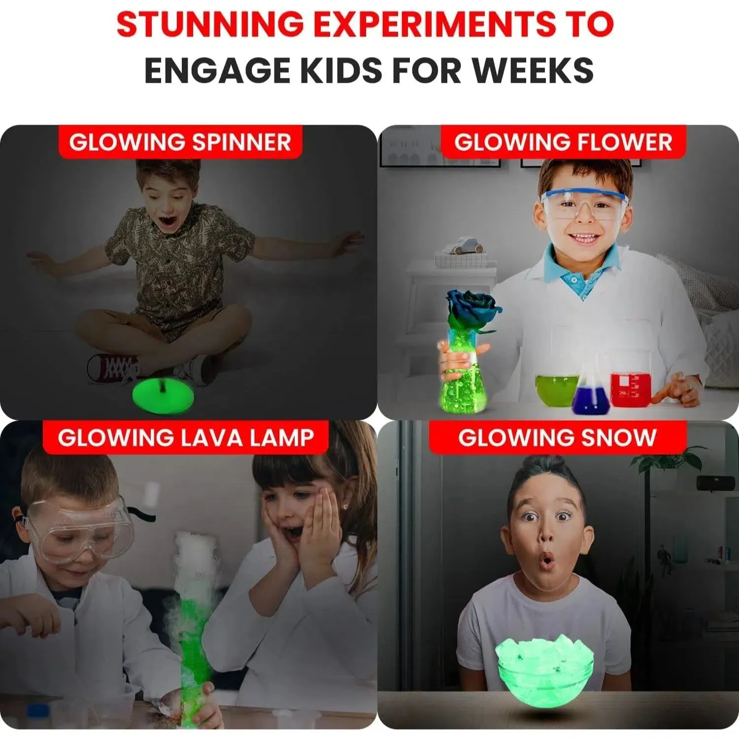 Glow in the Dark Science Lab - STEM Toy Building Set - Smartivity