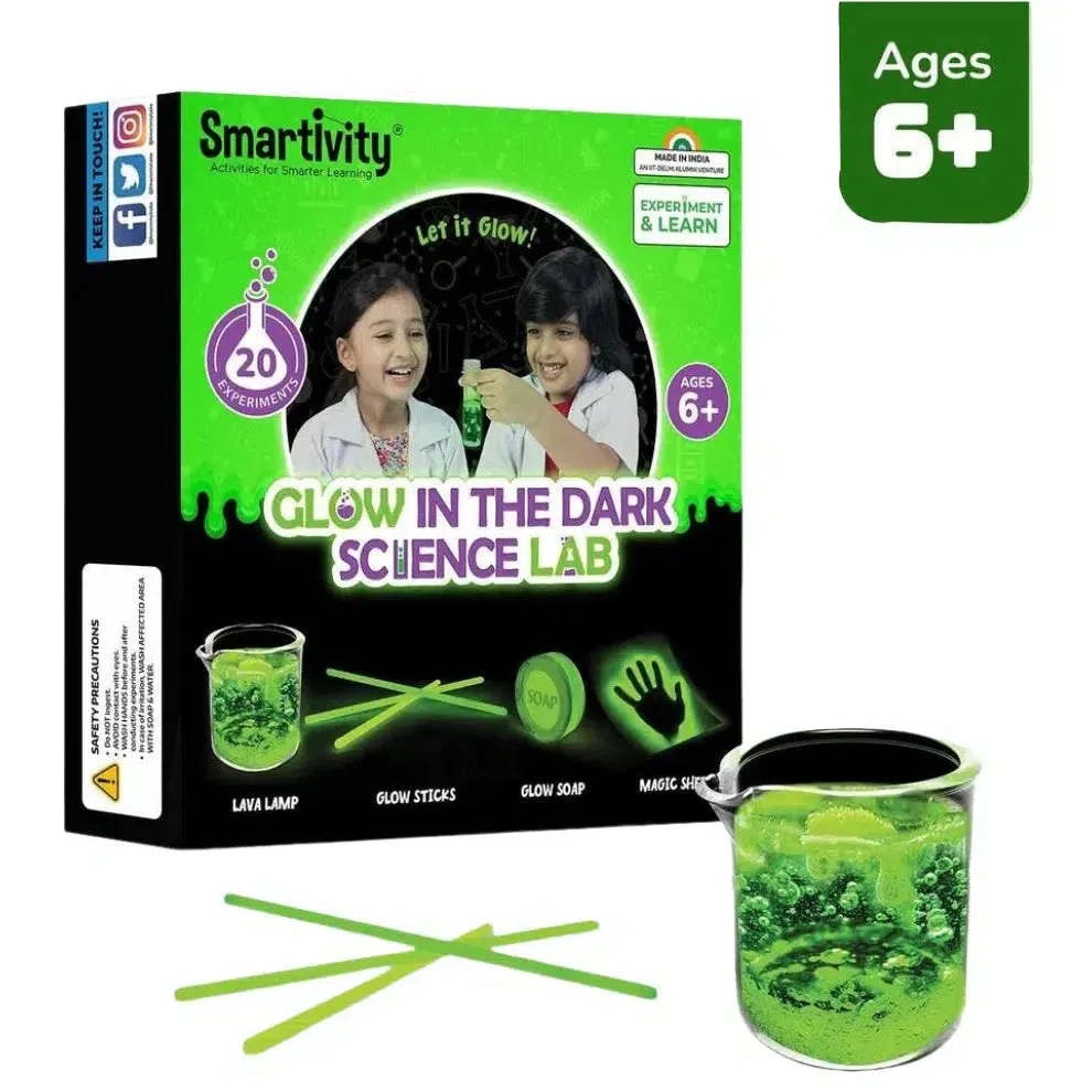 Glow in the Dark Science Lab - STEM Toy Building Set - Smartivity