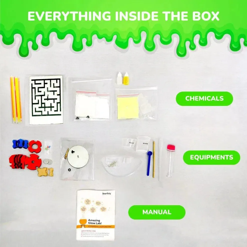 Glow in the Dark Science Lab - STEM Toy Building Set - Smartivity