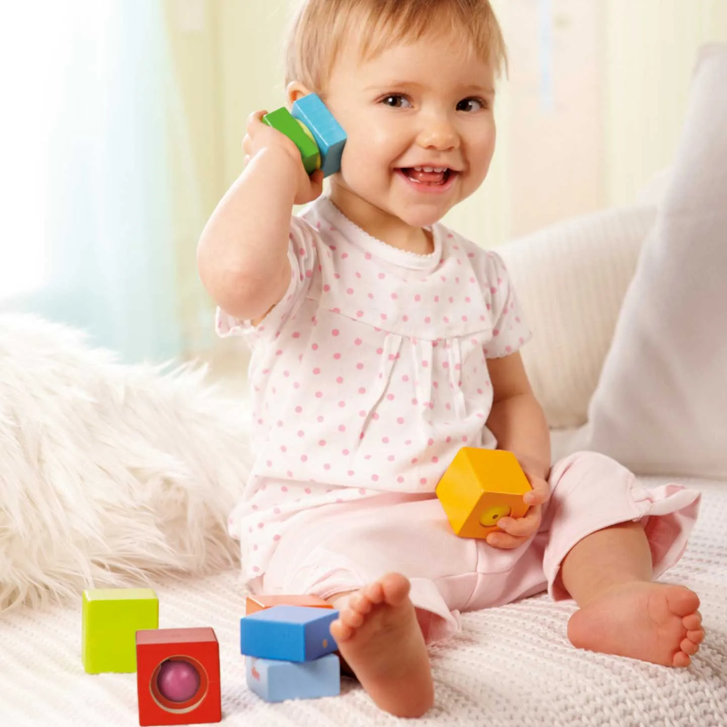 Haba Fun With Sounds Wooden Discovery Blocks