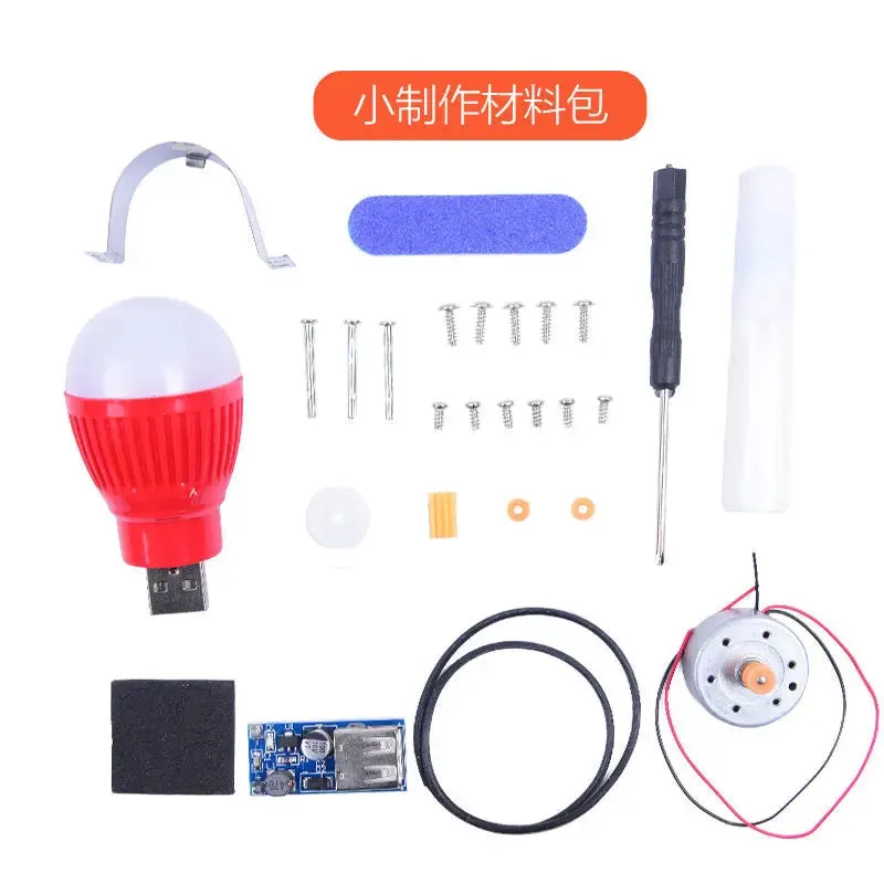 Hand Crank Electric Power Generator Kit for Science Experiments