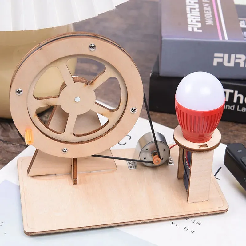 Hand Crank Electric Power Generator Kit for Science Experiments