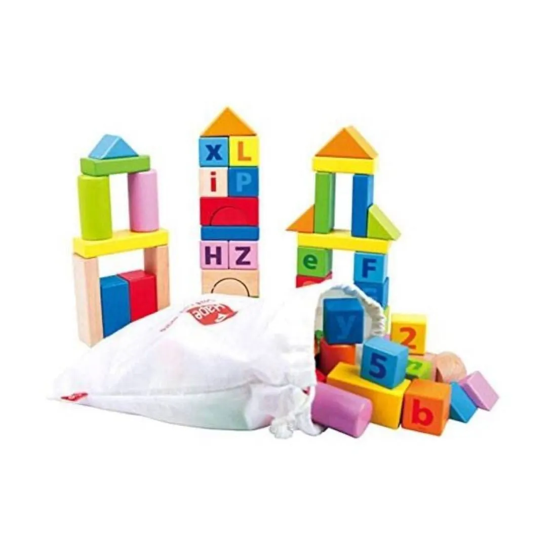 Hape 80Pcs Barreled Blocks