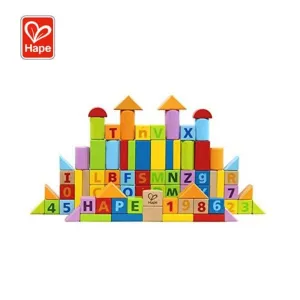 Hape 80Pcs Barreled Blocks