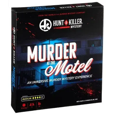 Hunt A Killer Murder at the Motel Mystery Game 45-60 Min Solve Murder Immersive