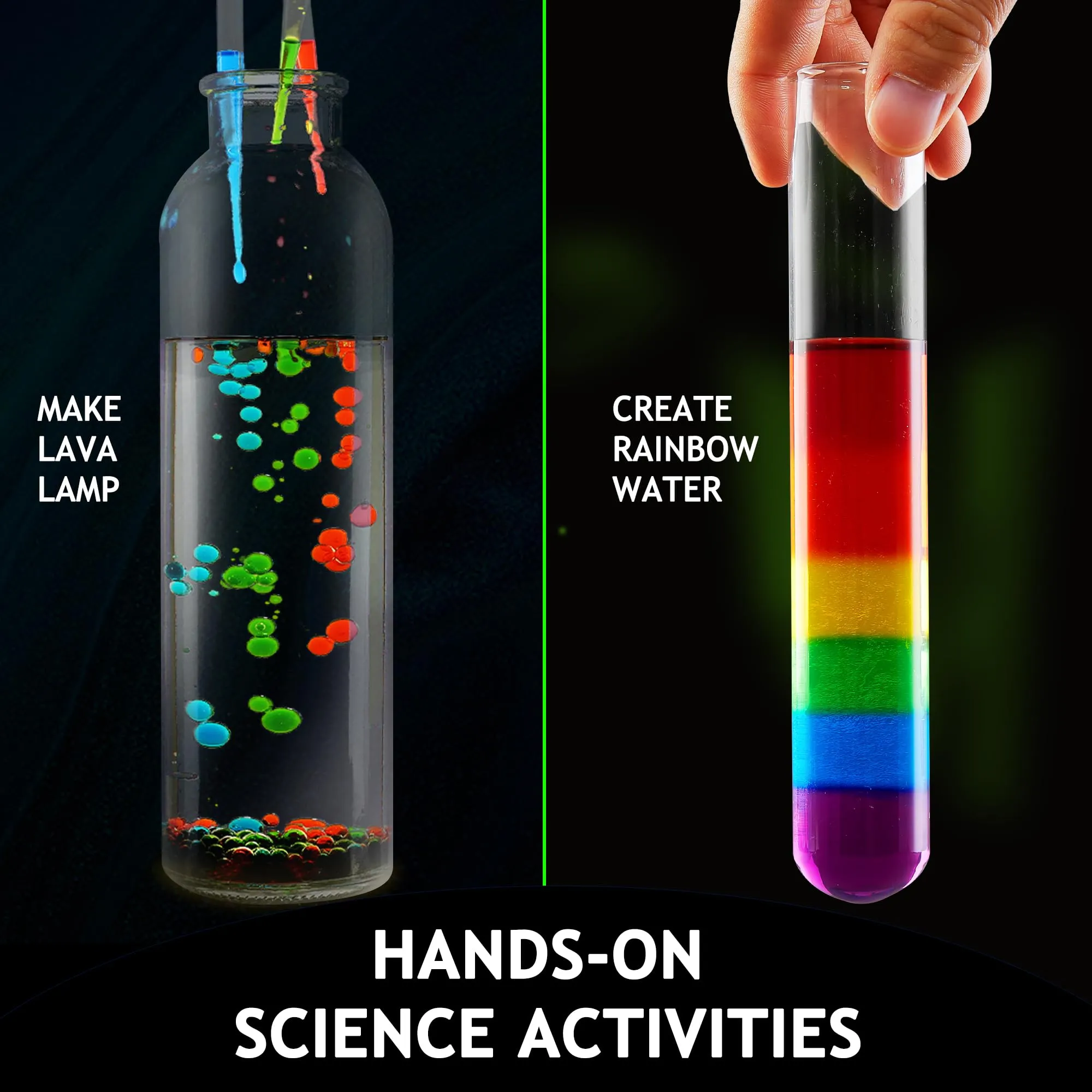 Japace 100  Experiments Science Kit for Kids Age 4-12 Year Old, Cool Boy Christmas Birthday Gift Ideas, Chemistry and Physics Set Toys for Boys Girls