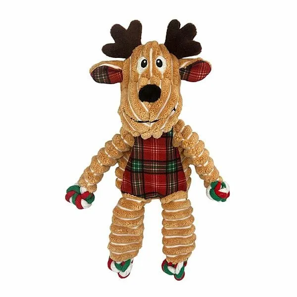 KONG Holiday Floppy Knots Reindeer Small/Medium Dog Toy