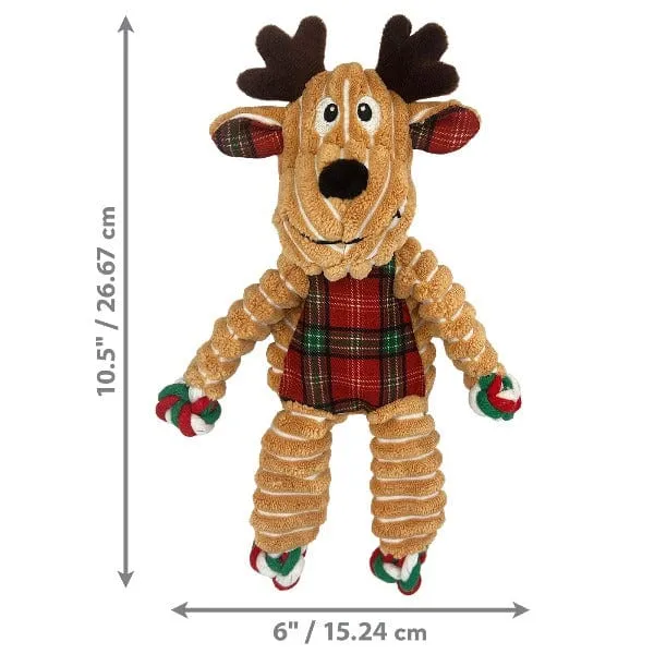 KONG Holiday Floppy Knots Reindeer Small/Medium Dog Toy