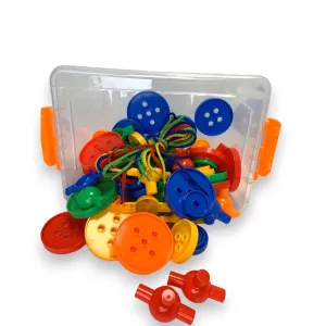 Lacing Buttons Construction Set 72pcs