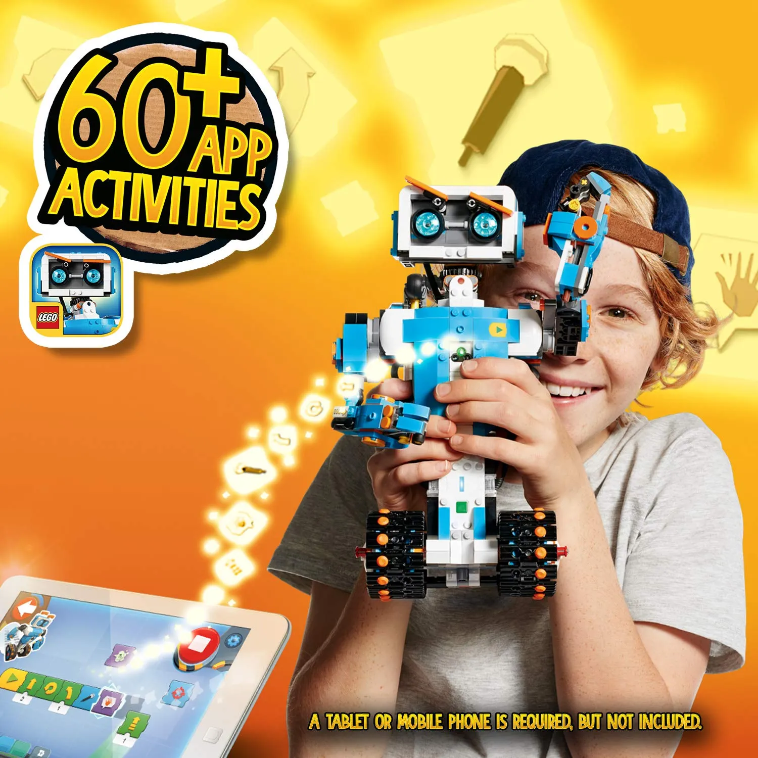 LEGO 17101 Boost Creative Toolbox Robotics Kit, 5 in 1 App Controlled Building Model with Programmable Interactive Robot Toy and Bluetooth Hub, Coding Kits for Kids