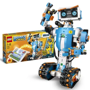LEGO 17101 Boost Creative Toolbox Robotics Kit, 5 in 1 App Controlled Building Model with Programmable Interactive Robot Toy and Bluetooth Hub, Coding Kits for Kids